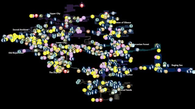 Mount QafPrince of Persia: The Lost Crown Interactive Map